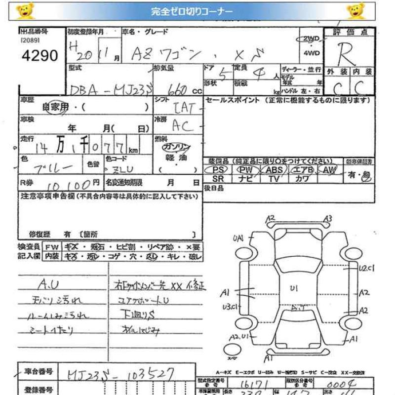 Search for cars at an auction in Japan